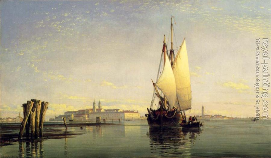 Edward William Cooke : On The Lagoon Of Venice